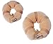 Bella Plaza Hot Sale 2 Piece Magic Hair Styling Styler Twist Ring Former Shaper Doughnut Donut Chignon Buns Maker Clip Hair Curler Accessory Small & Large (Light Blonde)