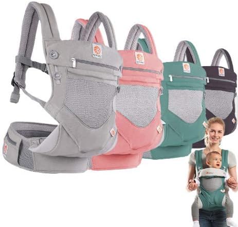 EgoBaby 360 Baby Carrier Black All Carry Positions Lightweight and Breathable