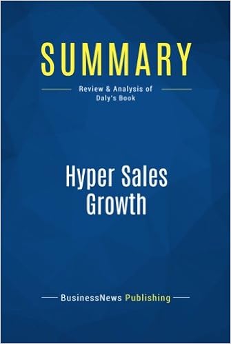 Summary Hyper Sales Growth Review And Analysis Of Daly S Book