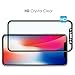 Simpeak 3D-Curved Tempered Screen Protector Film for iPhone X (iPhone 10), 9H Hardness, Bubble Free, Anti-Fingerprint with Applying Tool, Black