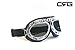 CRG Sports Motorcycle Goggle Aviator Pilot Style Cruiser Scooter Motocross Goggles for Man, Woman, Adult