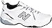 New Balance Men's MX608V4 Training Shoe, White/Navy, 9 4E US