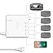 RCGEEK Compatible with DJI Mavic 2 Pro Charger Multi Charger Hub Intelligent Fast Charging 4 Batteries and 2 Remote Controller Compatible DJI Mavic 2 Pro Mavic 2 Zoom Battery