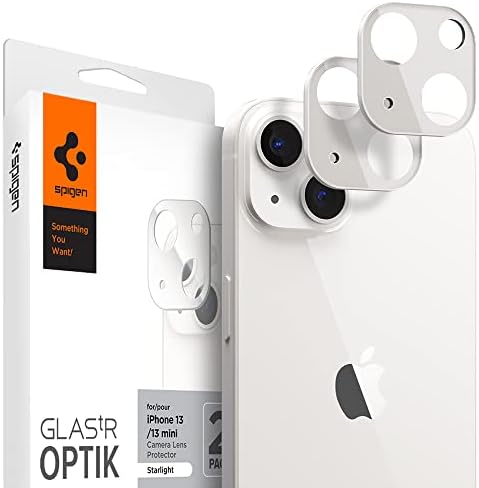 Spigen Glastr Optik Camera Lens Screen Protector 2 Pack Designed For Iphone 13 21 And Iphone 13 Mini 21 Starlight Price In Uae Amazon Uae Kanbkam