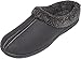 LUXEHOME Men's Cozy Fluff House Footwear/Slipper (10-11 US, Gray)