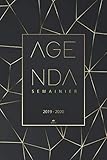 Agenda 2019 - 2020: Agenda Journalier de Août 2019 à Décembre 2020 - Calendrier et Agenda Semaini by Sonalo