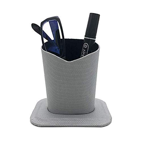Eyeglasses Holder Stand Case,No Plush Lined Household Magnetic Holder Protective Anti-Scratch Dustproof Stand Case for Eyeglass and Sunglasses Silver