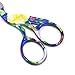 3.5 Inch Stork Scissors for Embroidery, Sewing, Crafts, Needlework, Art Work & Everyday Use, Green