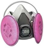 3M 50051131070252 Half Face Piece Respirators 6000 Series, Reusable