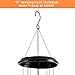 DateDirect Outdoor Wind Chime Colorful Stained Glass Wind Chime, 26