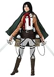 Deluxe Attack on Titan Mikasa Costume X-Small