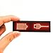 LED Name Tag, MECO Name Badge Rechargeable Pin Magenta Price Tag Reusable Business Card Screen with 4812 Pixels Programming Scrolling for Restaurant Shop Party Bar Exhibition (Windows Only)- Red