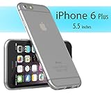 iPhone 6 Plus Case, TruGlue {ULTRA SLIM} Transparent Perfect Fit Clear Case for iPhone 6 Plus 5.5 Inch - Rubber case (Clear)
