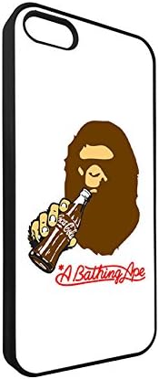 Iphone 5/5S/SE Case Bape TPU Protector Phone Case, Bape Logo Iphone 5 Case for Guys, Personalized Design Snap on Case Cover