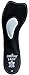 Pedag 2821 Lady 3/4 Ultra Thin Leather Self Adhesive Insole for All Heels, Black, Women's 9
