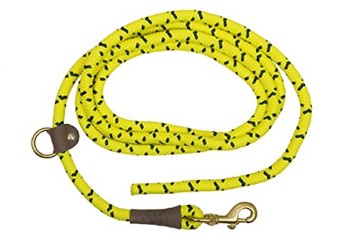 Mendota Products EZ Trainer Dog Lead/Leash, Hi-Viz Yellow, 1/2-Inch x 8-Feet