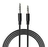 NIUBEE 3.5mm Male to Male Stereo Audio Aux Cable,4 Pole to 3 Pole Auxiliary Audio Cable for Headphones,iphone,ipad,iPod,Echo Dot, Sony,Home / Car Stereos and More-4 ft/1.2m (1 Pack)