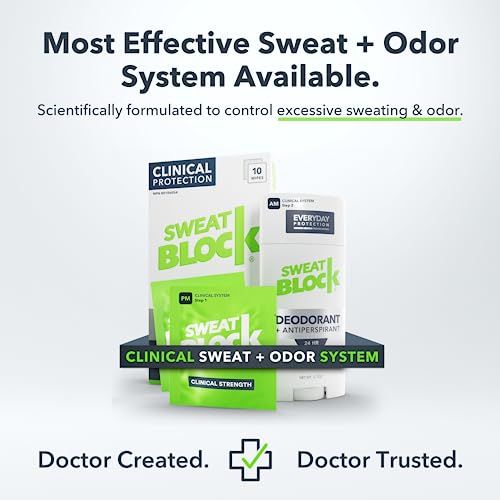 SweatBlock Antiperspirant Deodorant System for Men & Women