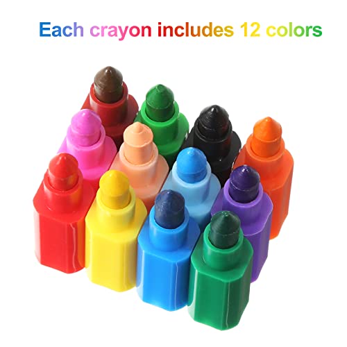 Stacking Crayons Stackable Buildable Crayons Colorful Crayon for School