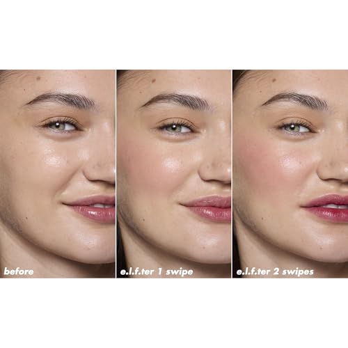 e.l.f. Tinta Sheer For It Blush Tint Left on Red - sheer red