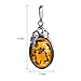 Ian and Valeri Co. Amber Sterling Silver Grapevine Pendant Necklace 18 Inches