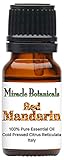 Miracle Botanicals Red Mandarin Essential Oil - 100% Pure Citrus Reticulata - Therapeutic Grade - Italy 10ml