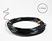 Anodized Aluminum Bonsai Training Wire 5-Size Starter Set with Canvas Bag - 1.0mm, 1.5mm, 2.0mm, 2.5mm, 3.0mm (147 feet total) - Choose Your Color (5 Sizes, Black)