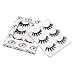 DYSILK 3 Pairs 6D Faux Mink Eyelashes Fluffy Wispy Natural False Eyelashes Soft Handmade Long Fake Eyelashes Reusable Extension Makeup Lashes Black