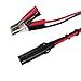 SAE to Battery Alligator Clip - KUNCAN 1.5FT 12V SAE 2Pin Quick Disconnect Cable SAE to Battery Clamp Cord 7.5A Fuse (1 Pack)