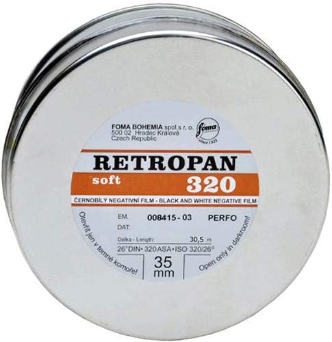 Foma Retropan3 Soft 白黒ネガフィルム 35mm 100ft Masqueboutique Com Foma Retropan3 Soft 白黒ネガフィルム 35mm 100ft Masqueboutique Com