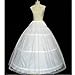 Fair Lady 3 Hoop Ball Gown Full Crinoline Petticoat for Women Wedding Skirt