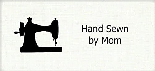 Sewing Machine –Handmade Cotton Fabric Tag Labels, Sew On, Iron On, Personalized Fabric Labels, Quilt Fabric Labels, Name Tag Labels, Custom Logo Labels, Afghan Labels, Crochet, Knit, Sewing
