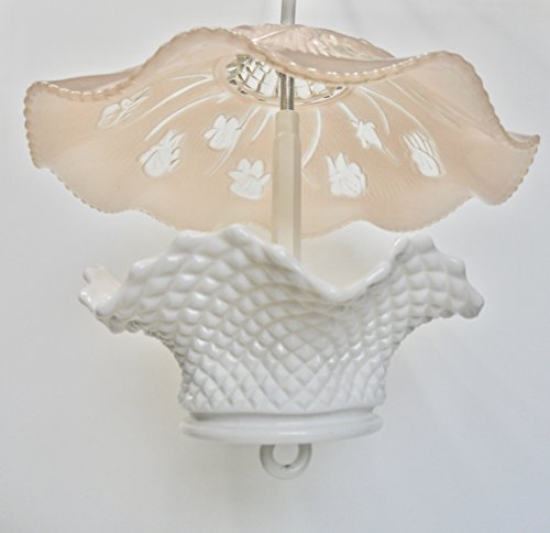 Covered glass bird feeder in pink squirrel proof - Thumbnail 2
