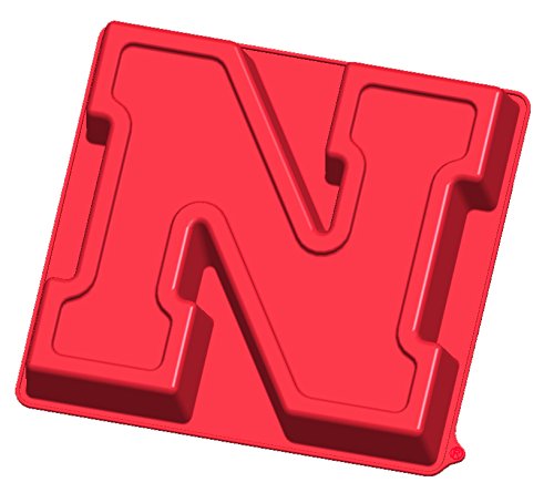 NCAA Nebraska Cornhuskers Cake Pan with Stand, One Size, Red