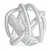 Now House by Jonathan Adler Glass Knot, White