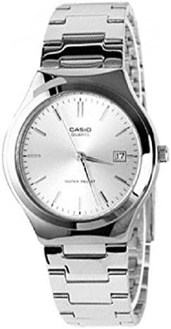 MTP-1170A-7A Watch Casio Men's Classic Stainlesss steel case, Stainless steel bracelet, White dial, Quartz Movement, Scratch resistant mineral, Water resistant up to 3 ATM - 30 meters - 99 feet
