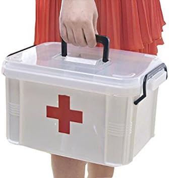 MYtodo Multilayer portable Moisture-proof plastic Medicine Storage with lid Medium