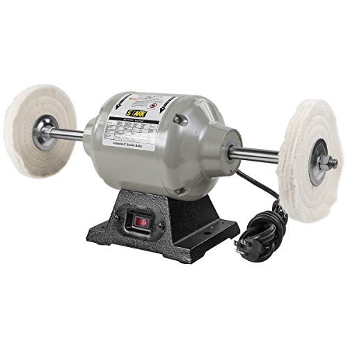 XtremepowerUS 6 inch Benchtop Buffer Polisher Grinder Heavy Duty 2.5