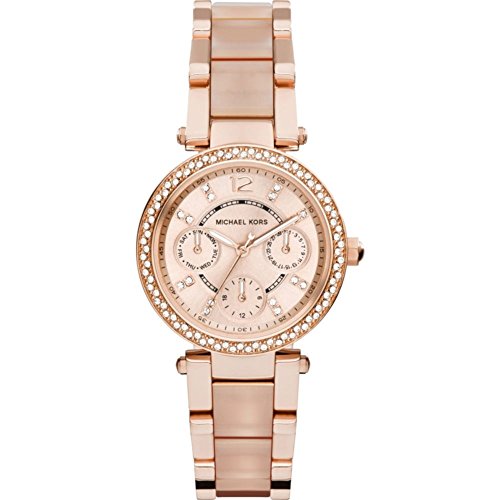 Michael Kors Watches Mini Parker Multifunction Stainless Steel Watch