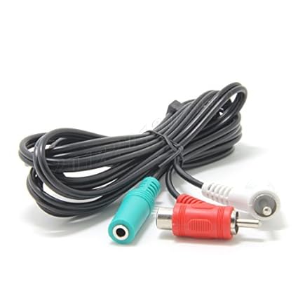 eBayson 3.5mm RCA Female Jack Cable for Turtle Beach X12 PX21 P11 X11 X3 X31 PX3 by eBayson