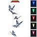 xxschy LED Solar Butterfly Wind Chimes Outdoor - Waterproof Solar Powered LED Changing Light Color 6 Butterflies Mobile Romantic Wind-Bell for Home, Party, Festival Decor, Night Garden Decoration