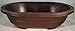Oval Mica Bonsai Training Pot - Superior to Plastic - Won't Break from Freezing or Dropping Like Clay, Earthenware or Ceramic (1, Exterior Dimensions: 14 x 10 x 4)