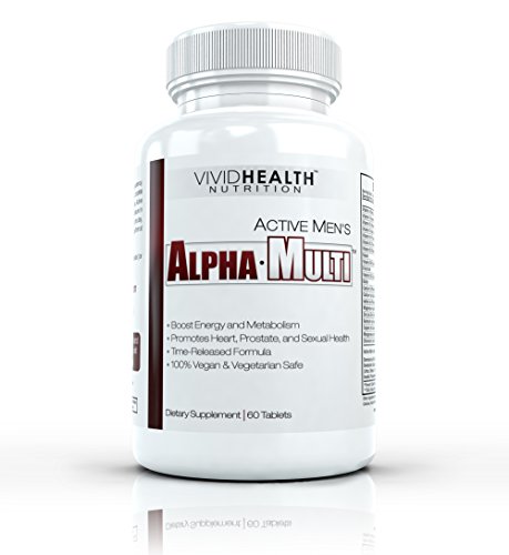 Active Men s Alpha-Multi - High Performance Multivitamin for Male Health, Complete Nutrition for Active Men - 60 Tablets