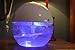 EcoGecko Earth Globe- Glowing Water Air Washer and Revitalizer with Lavender Oil, White (75606-White)