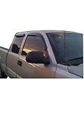 Chevy Silverado Extended Cab Vent Window Shades Visors Rain Guards 2007-2013