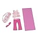 Emily Rose 18 Inch Doll Clothes for My Life and American Girl Dolls | Doll 5 Piece Gymnastics Yoga Exercise Outfit | 18 Inch Doll Clothes for Journey Girls Dolls