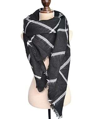 Large Tartan Fashion Women Scarf Lovely Best Gift Scarf Wrap Shawl