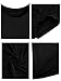 ROMWE Women's Short Sleeve Shirt Casual Swing Dress Black XXL