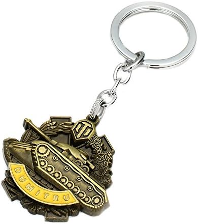 Outlander Brand World of Tanks Premium Quality Silvertone Keychain Key Ring w/Gift Box