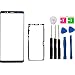 Replacement Repair Front Outer Top Glass Lens Cover Screen for Samsung Galaxy Note 8/Note8 N950 Mobile Phone Curved Surface Parts (No LCD and Touch Digitizer) (Black)